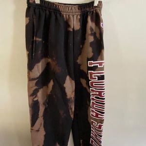 die dye flordia state sweat pants